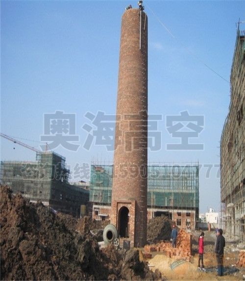 50米锅炉烟囱砌筑