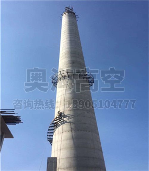 120米烟囱滑模施工
