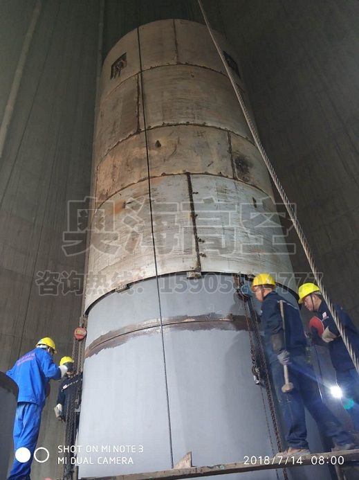 钛钢烟囱制作安装