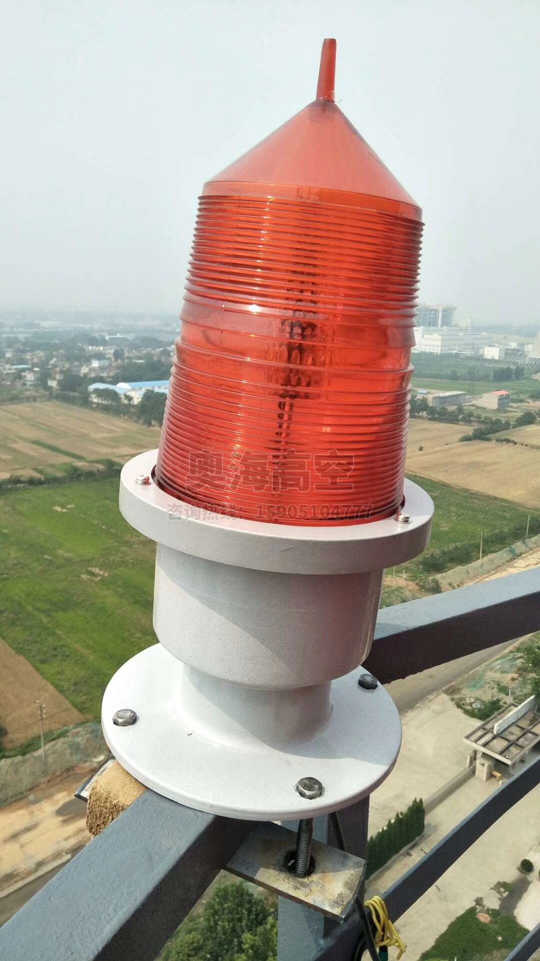 烟囱指示灯安装