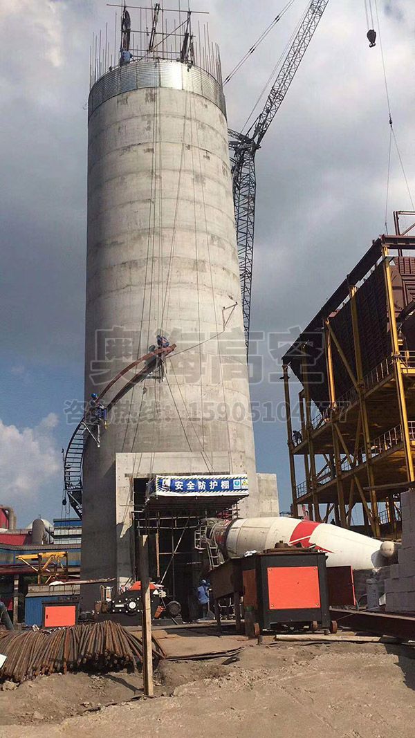 玻璃厂烟囱新建