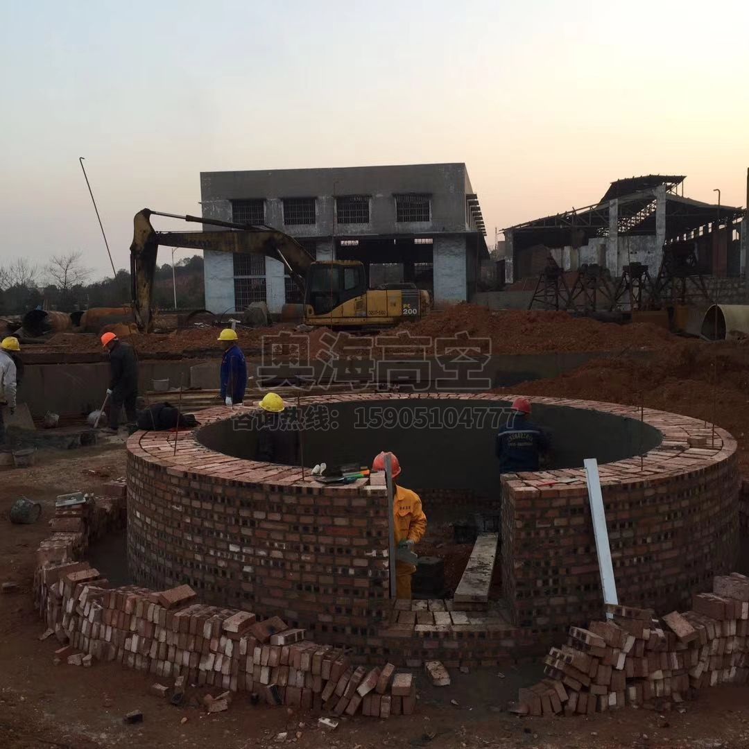 35米砖烟囱砌筑