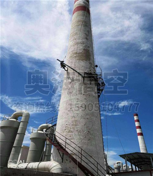 烟囱避雷线更换维修